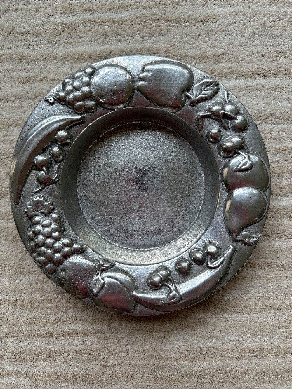 THE WILTON CO. Aluminum Metalware Fruit Bowl Catering Chillable Silver Tone